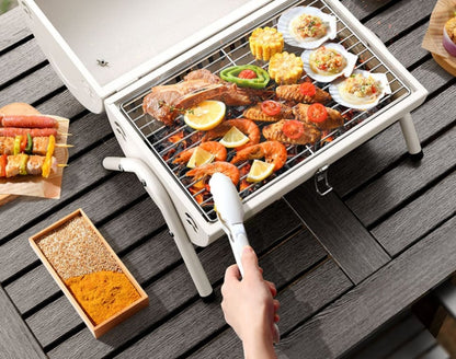 Portable Frying and Grilling Dual Purpose Grill Pan