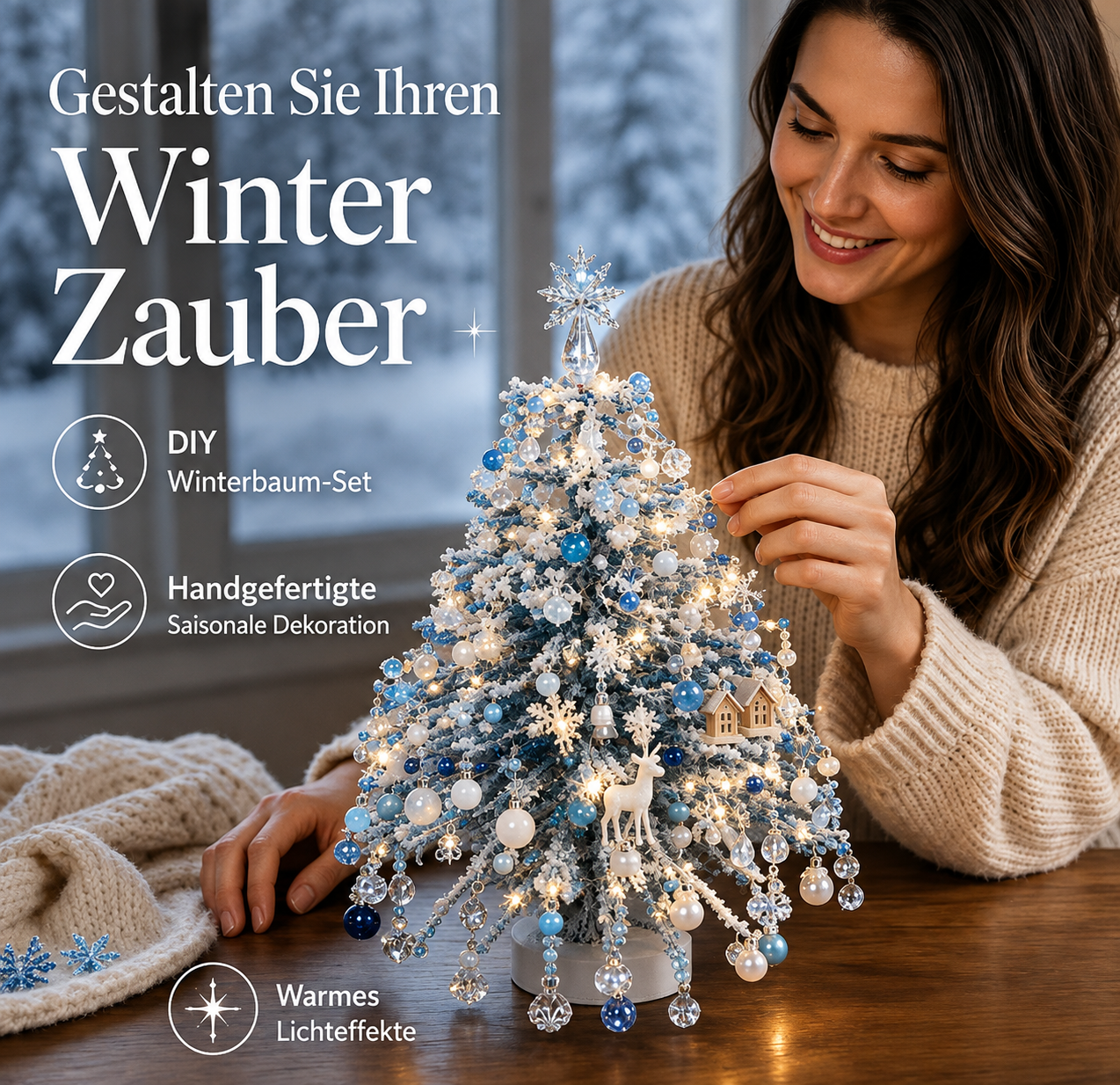 DIY Perlenbaum Bastelset – 5 saisonale Designs zum Selbermachen