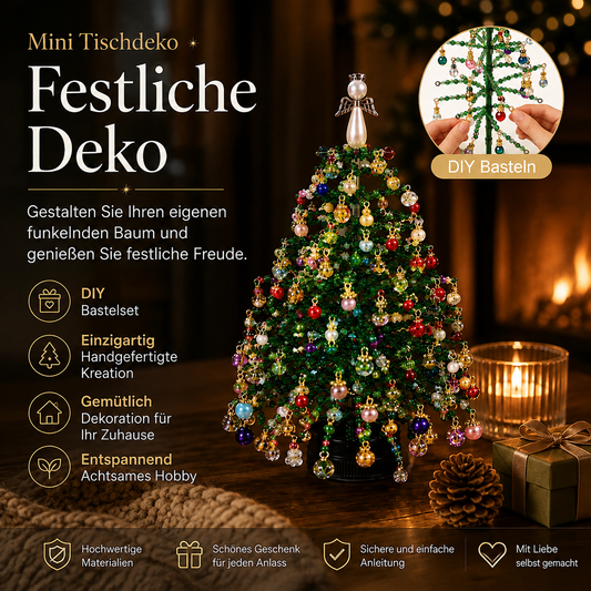 DIY Perlenbaum Bastelset – 5 saisonale Designs zum Selbermachen