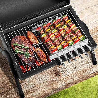 Portable Frying and Grilling Dual Purpose Grill Pan