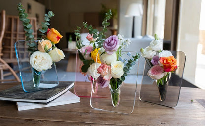 Acrylic Photo Frame Vase