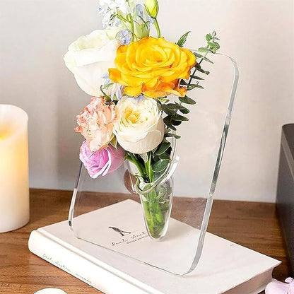 Acrylic Photo Frame Vase