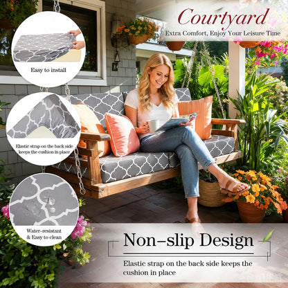 🔥70% OFF TODAY🔥 Outdoor Patio Sofa Cushion Covers 🛋️☀️ Stretch Seat Covers for Patio Chairs, Sofa & Garden Furniture