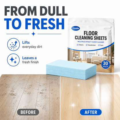 Multi-Purpose Floor Cleaning Sheets – One Sheet Cleans, Freshens & Saves Space