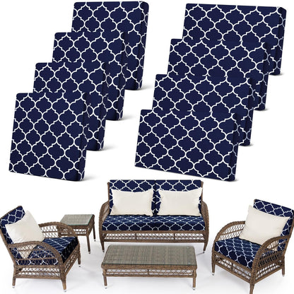 🔥70% OFF TODAY🔥 Outdoor Patio Sofa Cushion Covers 🛋️☀️ Stretch Seat Covers for Patio Chairs, Sofa & Garden Furniture