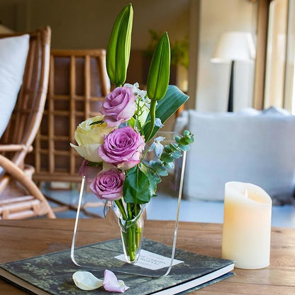 Acrylic Photo Frame Vase