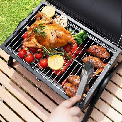 Portable Frying and Grilling Dual Purpose Grill Pan