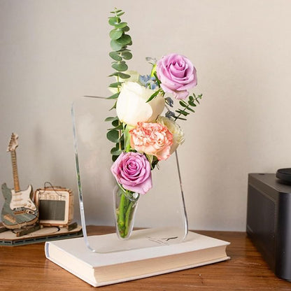 Acrylic Photo Frame Vase