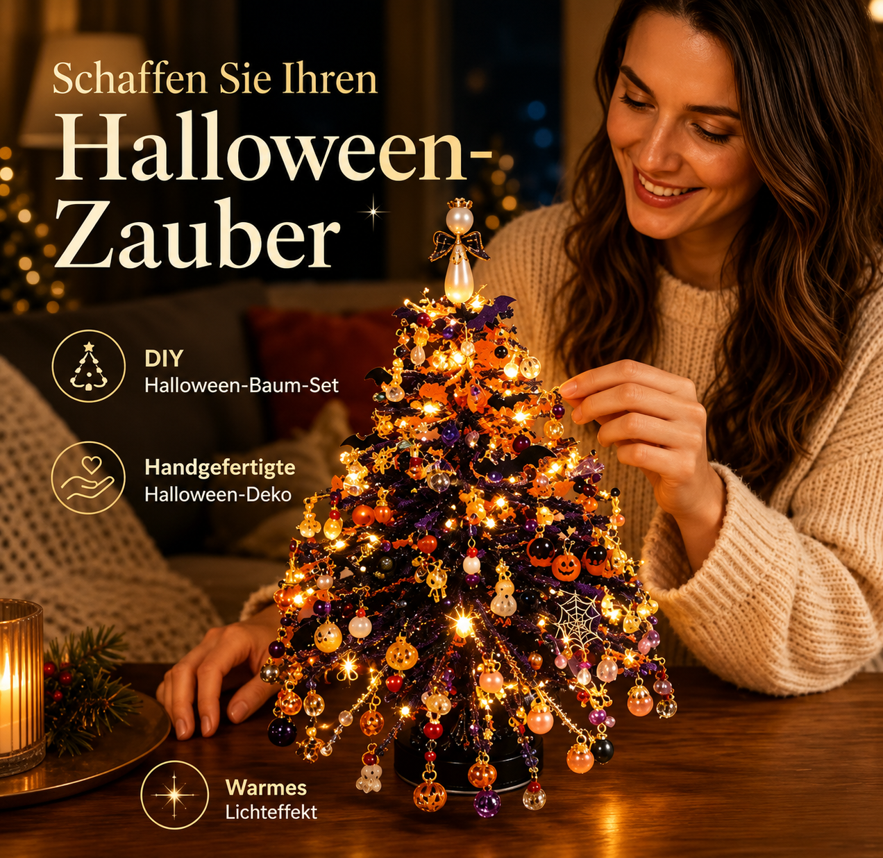 DIY Perlenbaum Bastelset – 5 saisonale Designs zum Selbermachen