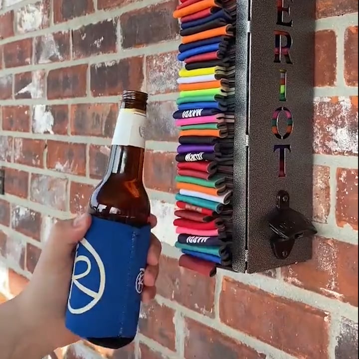 🔥Father's Day Sale 49% OFF-Personalized Can Cooler Holder with Bottle Opener