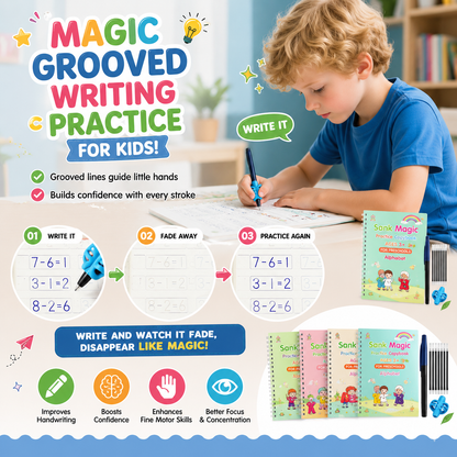 MagicBook reusable kids practice copybook product image 5