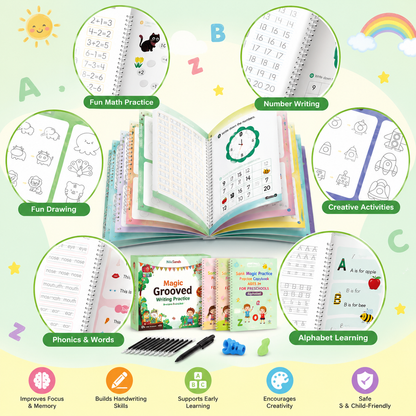 MagicBook reusable kids practice copybook product image 9