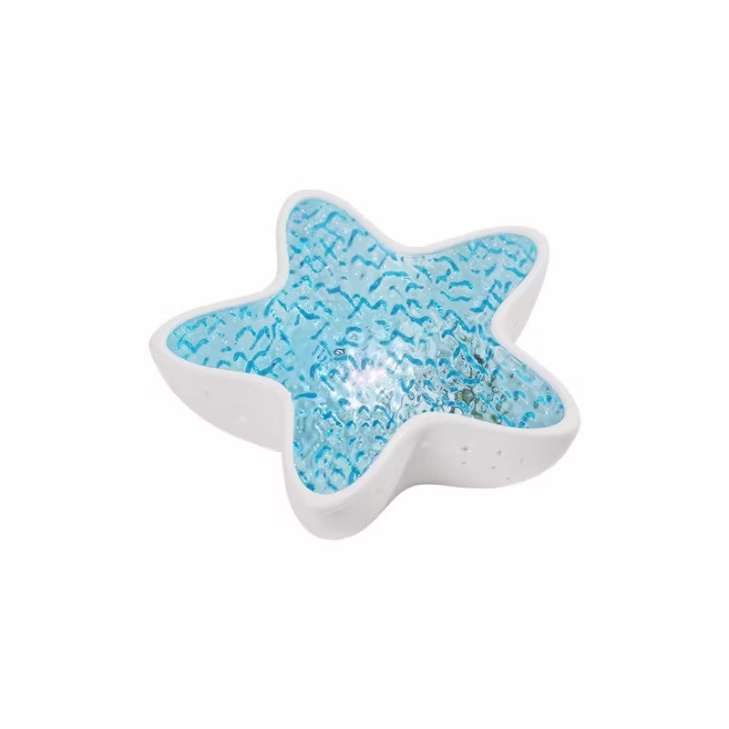 🌊Blue Ocean Wave Starfish Projector Lamp for Bedroom & Relaxation