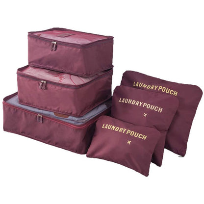 Luggage Packing Organizer Set (6 Pcs)