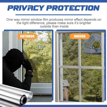 ☀️ One-Way Privacy Window Film 🪟 Block Heat, UV Rays & Prying Eyes & Comfort All Day