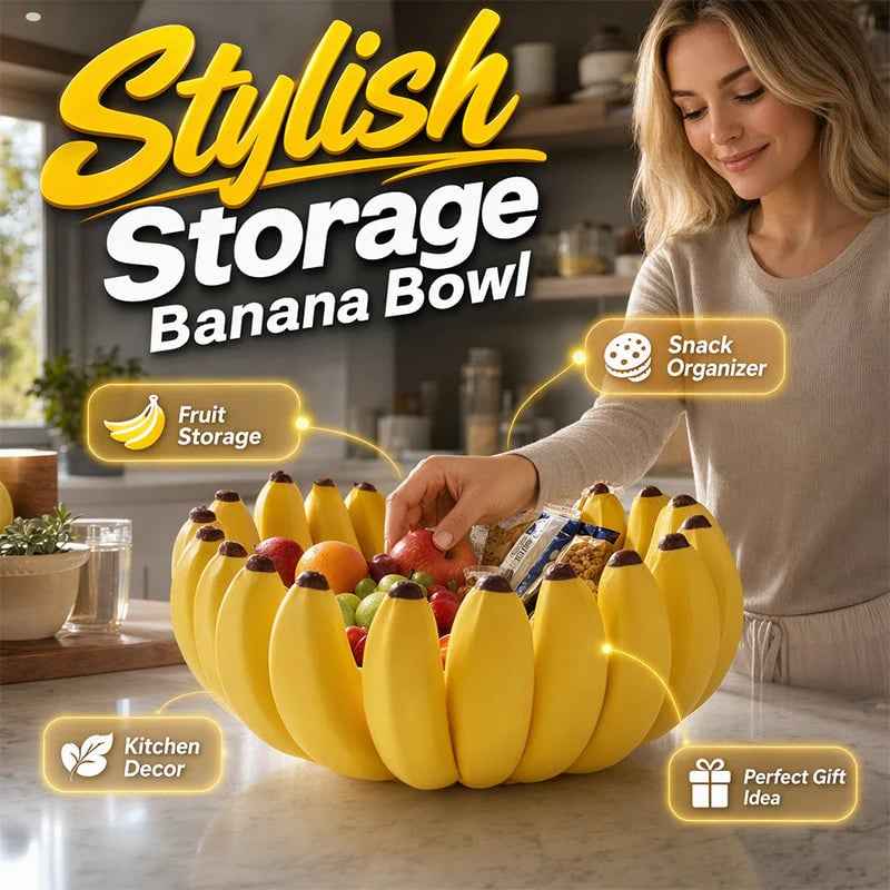 🍌Limited-time 49% off🍇Creative Banana Shape Fruit Bowl🍓