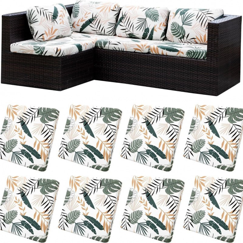 🔥70% OFF TODAY🔥 Outdoor Patio Sofa Cushion Covers 🛋️☀️ Stretch Seat Covers for Patio Chairs, Sofa & Garden Furniture