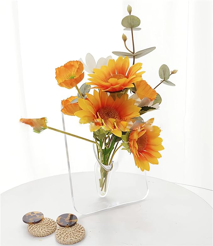 Acrylic Photo Frame Vase