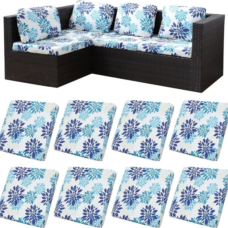 🔥70% OFF TODAY🔥 Outdoor Patio Sofa Cushion Covers 🛋️☀️ Stretch Seat Covers for Patio Chairs, Sofa & Garden Furniture