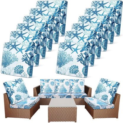 🔥70% OFF TODAY🔥 Outdoor Patio Sofa Cushion Covers 🛋️☀️ Stretch Seat Covers for Patio Chairs, Sofa & Garden Furniture
