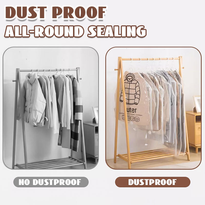 💥SAVE 40% ❤️ Hanging Vacuum Storage Bag | Space Saving Wardrobe Garment Dust Moisture Proof Clothes Organizer