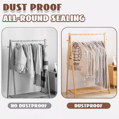 💥SAVE 40% ❤️ Hanging Vacuum Storage Bag | Space Saving Wardrobe Garment Dust Moisture Proof Clothes Organizer