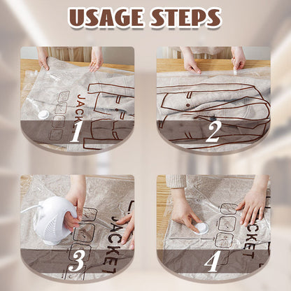 💥SAVE 40% ❤️ Hanging Vacuum Storage Bag | Space Saving Wardrobe Garment Dust Moisture Proof Clothes Organizer
